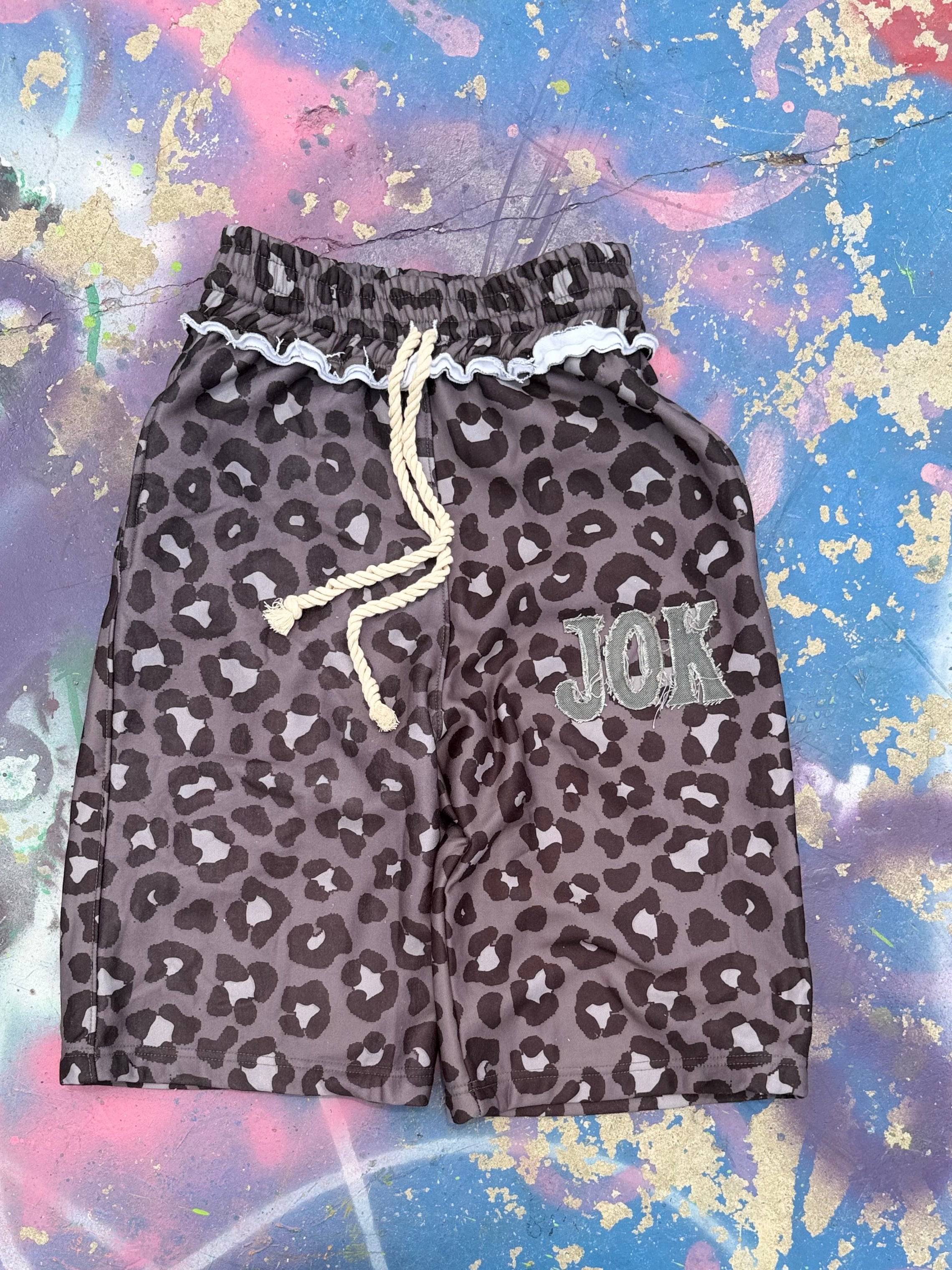 Cool Grey Leopard J.O.K Shorts